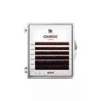 Цветные ресницы (Би Перфект) Be Perfect Ombre Wine MIX 6 линий