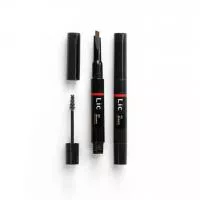 Механический карандаш для бровей 2 в 1 БК (с гелем для моделирования) / Mechanical eyebrow pencil 02 Brown